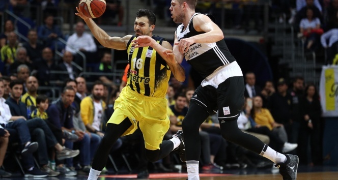 Spor Toto Basketbol Süper Ligi Play-Off 1. maçı: Fenerbahçe: 75 - Beşiktaş Sompo Japan: 69