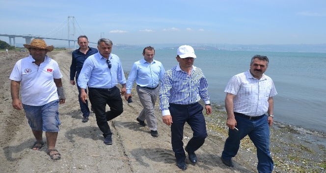 Hersek Sahili’nde hummalı çalışma