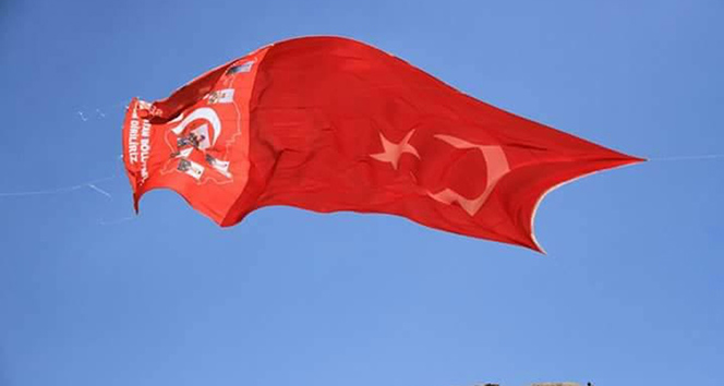 Kato Dağı zirvesine bayrak asan kişi Karadenizli çıktı