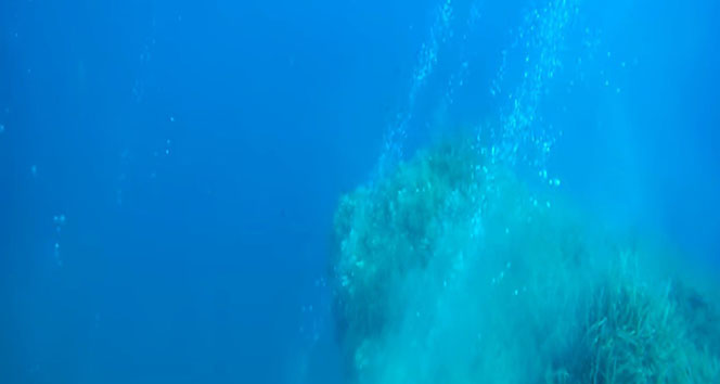 Depremden bir gün önce denizaltından çekilen görüntü ürküttü