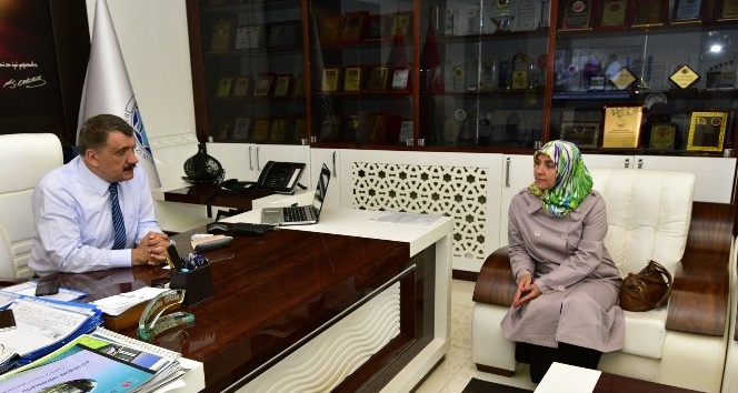 Başkan Gürkan’dan Bir Damla Yardımlaşma Derneği ile istişare