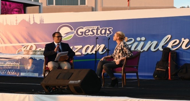 Gazeteci yazar Pelin Çift Çanakkale’de