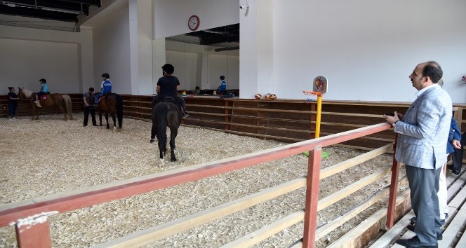 Selçuklu Belediyesi yaz spor okullarında binicilik branşı açtı