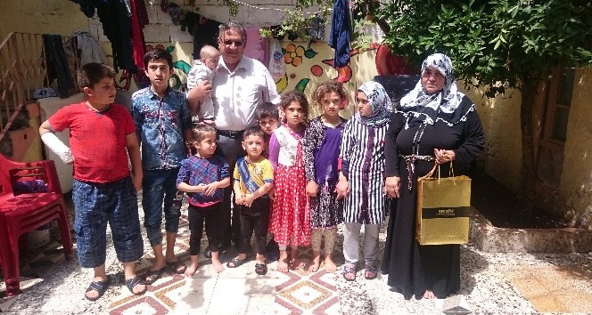Kaçarlar Dünya Mülteciler Gününde muhacir aileleri ziyaret etti