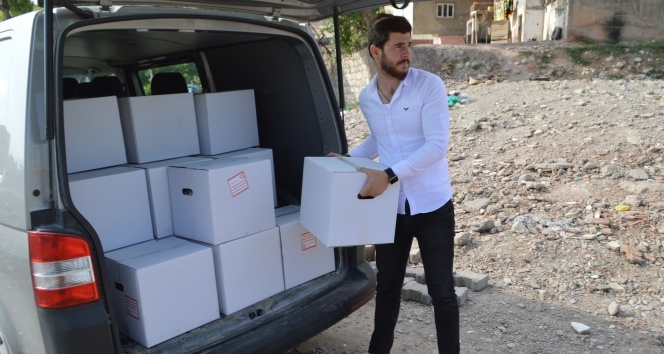 Big Brother şampiyonu Sinan Aydemir, Şırnak’a gıda yardımında bulundu