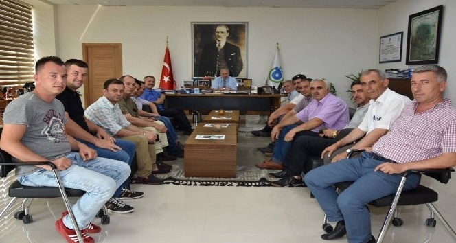 DİSK/GENEL-İŞ Sendikası Trakya Şube Başkanı Şen Albayrak’ı ziyaret etti