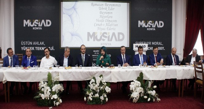 MÜSİAD Konya Şubesi bayramlaşma programı iş ve siyaset dünyasını bir araya getirdi