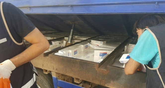 Mardin’de 20 bin paket kaçak sigara ele geçirildi