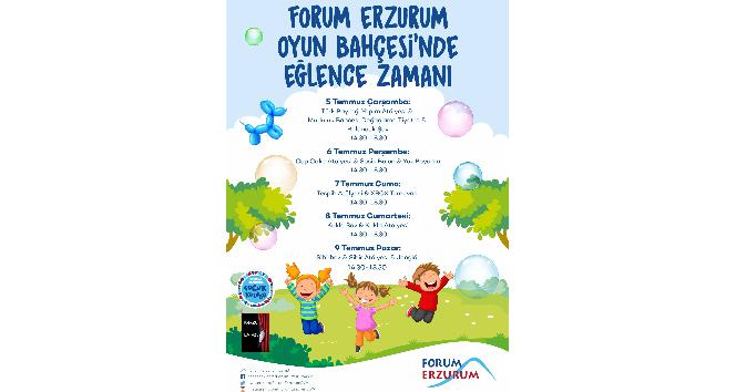 Forum Erzurum’dan Oyun Bahçesi’ne davet