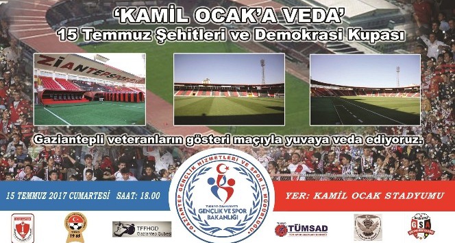 Kamil Ocak Stadyumu’na veda kupası düzenleniyor