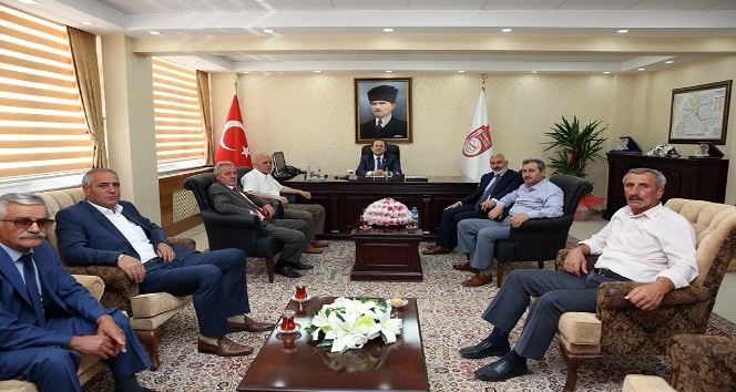 İl Genel Meclisi Yönetimi, Vali Ali Hamza Pehlivan’ı ziyaret etti