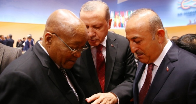 Erdoğan G20 zirvesinde liderlerle sohbet etti