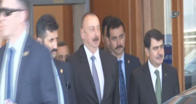 Azerbaycan Cumhurbaşkanı Aliyev İstanbul&#039;da
