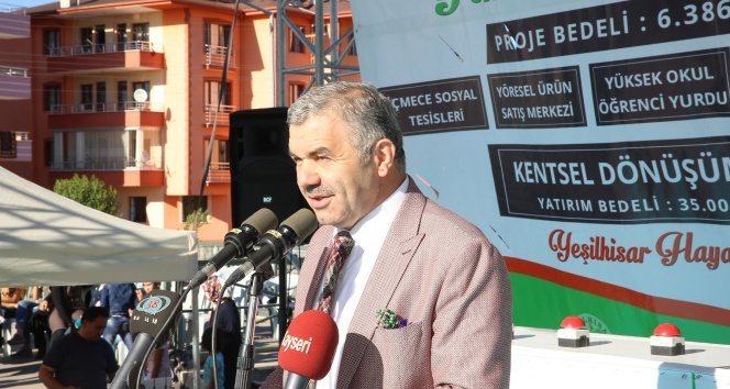 Başkan Çelik, Yeşilhisar’da toplu açılış ve temel atma törenine katıldı