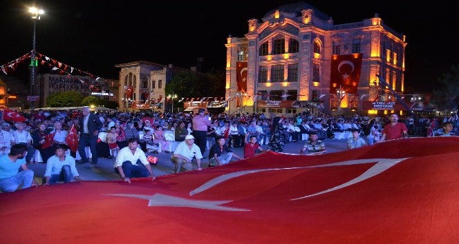 Aksaray’da 15 Temmuz anma etkinliği sürüyor