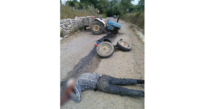 Sinop’ta traktör kazası: 1 Yaralı