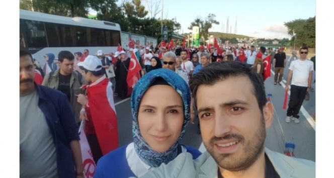 Cumhurbaşkanı Erdoğan'ın kızı Sümeyye Bayraktar'dan 15 Temmuz fotoğrafı