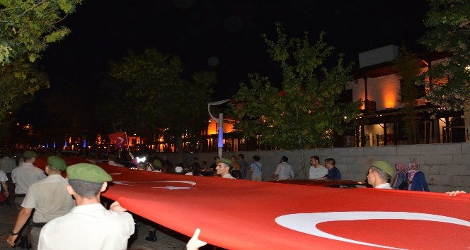 Kırıkkaleliler demokrasi için yürüdü