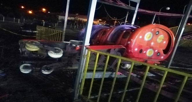 Lunapark’da feci kaza: 1 ölü, 1’i ağır 4 yaralı