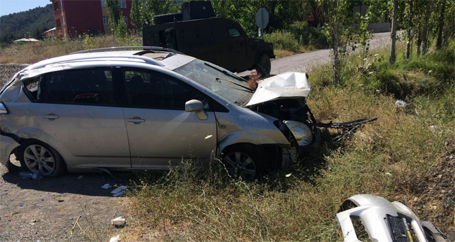 Sivas&#039;ta trafik kazası: 4 yaralı!