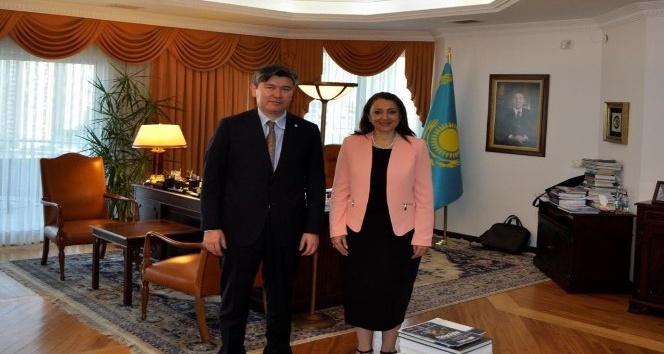 Patronların Başkanı Kazakistan Cumhuriyeti Ankara Büyükelçiliğinde
