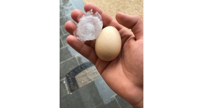 Kastamonu’da yumurta büyüklüğünde yağan dolu paniğe neden oldu