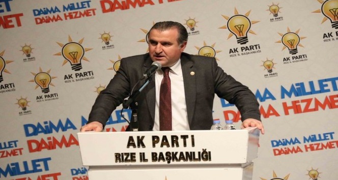 Rizeli Milletvekili Osman Aşkın Bak’ın Gençlik ve Spor Bakanı olmasından mutlu