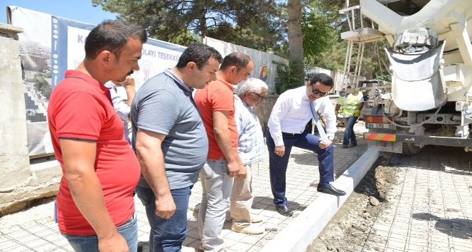 Belediye Başkanı Yaşar Bahçeci: “Altyapı ve yol çalışmalarına önem veriyoruz”