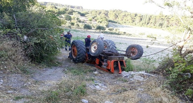 Traktörün altında kalan kadın hayatını kaybetti