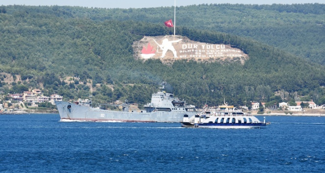Rus çıkarma gemisi boğazdan geçti - 21 Temmuz 2017