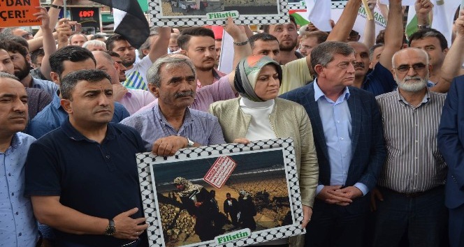 Trabzon’da İsrail protestosu