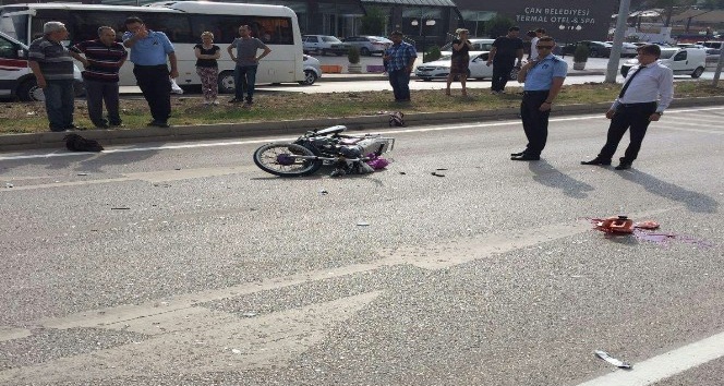 Çan’da trafik kazası: 1 ölü, 1 yaralı