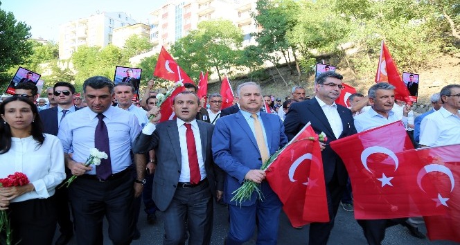 Tunceli’de &quot;Terörü Protesto Yürüyüşü”