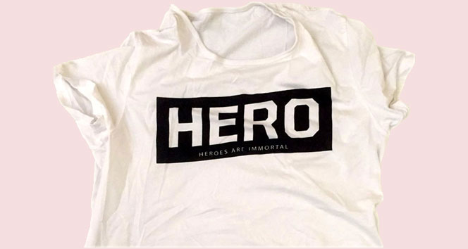 HERO Tişörtü giyen genç göz altına alındı