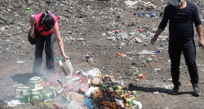 Diyarbakır’da 2 ton gıda imha edildi