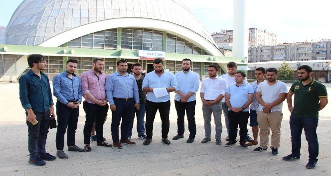 AK Parti Gençlik Kolları İsrail’i protesto etti