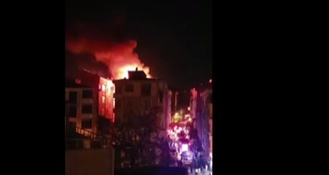 İstanbul Esenyurt&#039;ta korkutan yangın