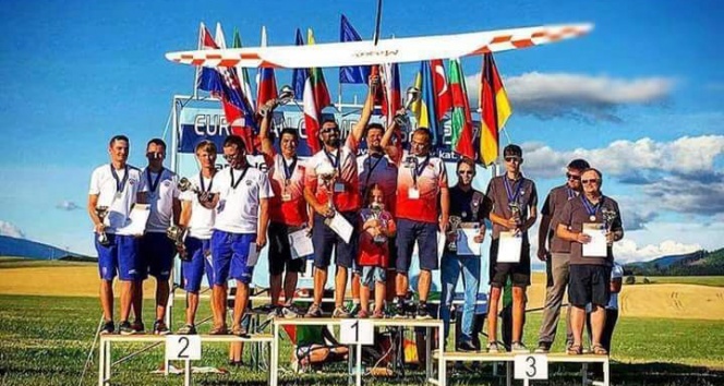 Model uçak F3J milli takımı, Avrupa şampiyonu oldu