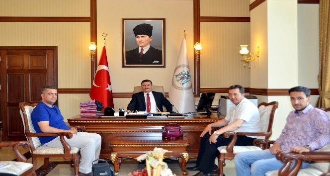 İhlas Haber Ajansı heyetinden Erzincan Valisi Ali Arslantaş’a ziyaret