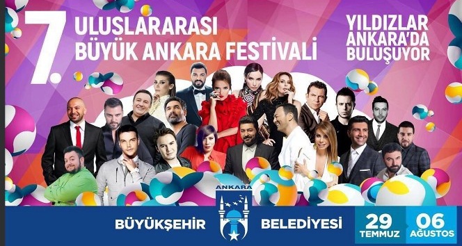 Büyük Ankara Festivali’ne yıldız yağacak
