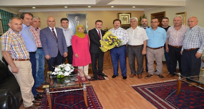 AHİD Başkanı Yaman’dan Ankaragücü Başkanı Yiğiner’e ziyaret