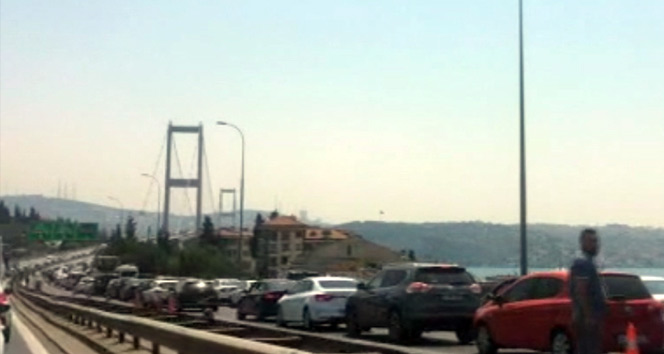 15 Temmuz Şehitler Köprüsü’nde trafik yoğunluğu
