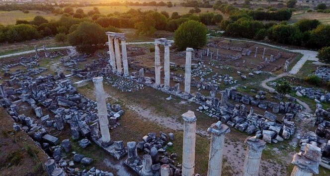 Dünya Mirası Listesi&#039;ne giren Afrodisias’ın havadan görüntüleri etkiledi