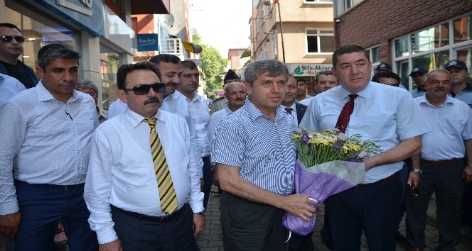Vali Çınar, Alaplı Belediyesi’ni ziyaret etti