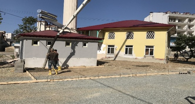 Giresun’da Abacıbükü Cami’nin çevresi değişiyor