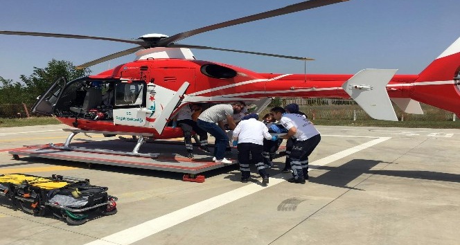İnşaattan düşen işçi helikopter ile kaldırıldığı hastanede öldü