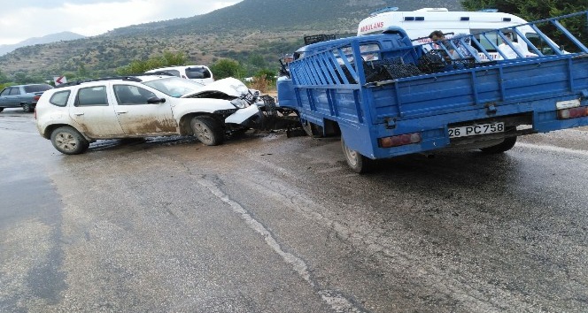 Sarıcakaya’da trafik kazası: 1 yaralı