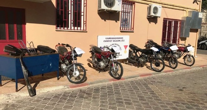 Kahramanmaraş’ta motosiklet hırsızlarına operasyon