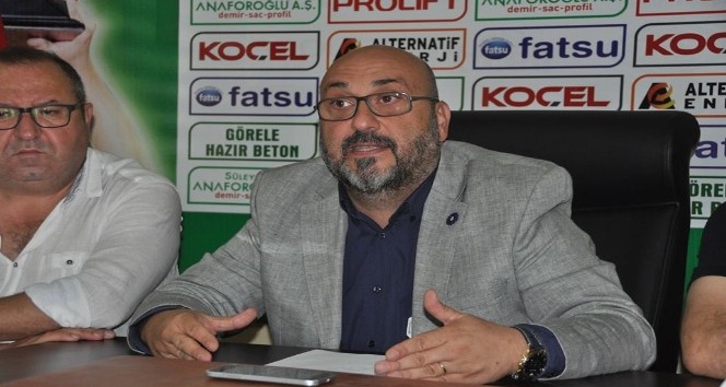 Giresunspor Kulüp Başkanı Bozbağ sezon öncesi açıklamalarda bulundu