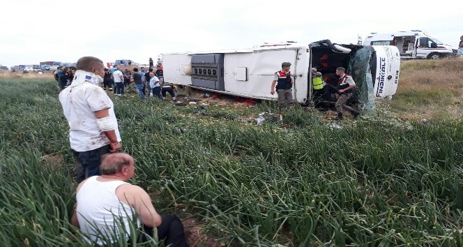 Amasya’da otobüs kazası: ölü ve yaralılar var